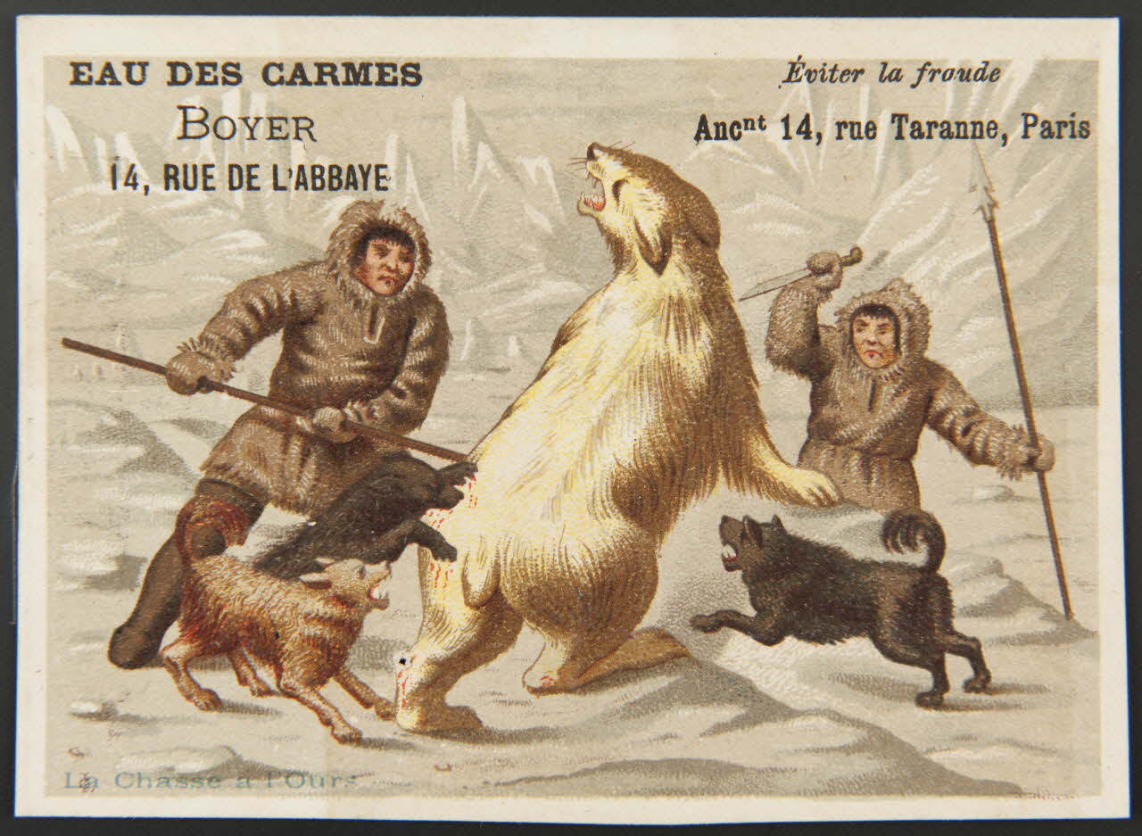 Bouillon-Rivoyre carte réclame chromo Paris 1877-1893 1995.1.3060.1 Photo