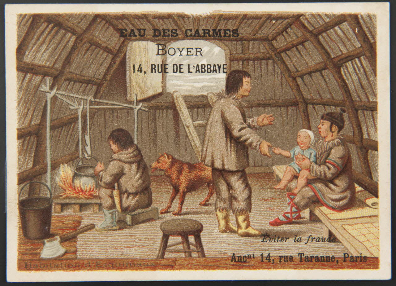 Bouillon-Rivoyre carte réclame chromo Paris 1877-1893 1995.1.3060.3 Photo