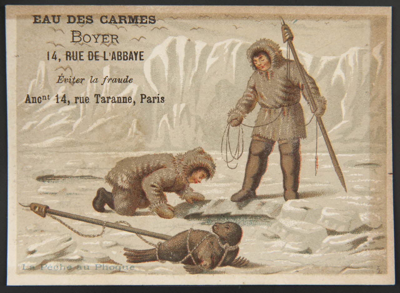 Bouillon-Rivoyre carte réclame chromo Paris 1877-1893 1995.1.3060.4 Photo