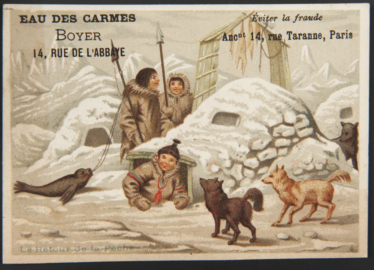 Bouillon-Rivoyre carte réclame chromo Paris 1877-1893 1995.1.3060.5 Photo