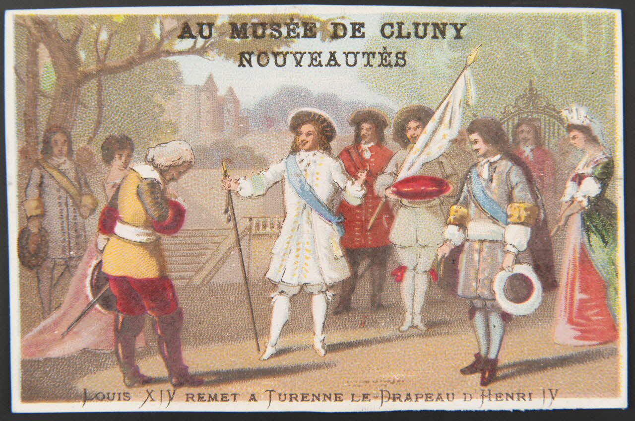 Bouillon-Rivoyre carte réclame chromo Paris 1880-1881 1995.1.3061.2 Photo