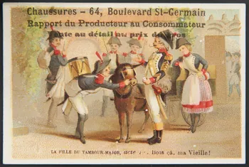 Bouillon-Rivoyre (éditeur), Cochet Aimé carte réclame chromo Paris 1878-1880 1995.1.3063.1  Photo