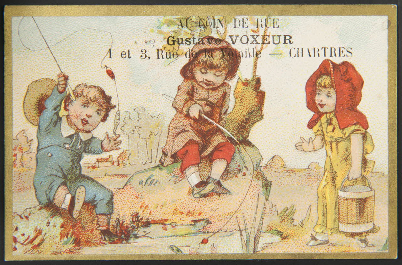 Bouillon-Rivoyre carte réclame chromo Paris 1877-1893 1995.1.3068.3 Photo