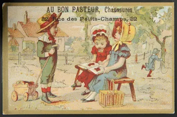 Bouillon-Rivoyre carte réclame chromo Paris 1877-1893 1995.1.3068.5 Photo