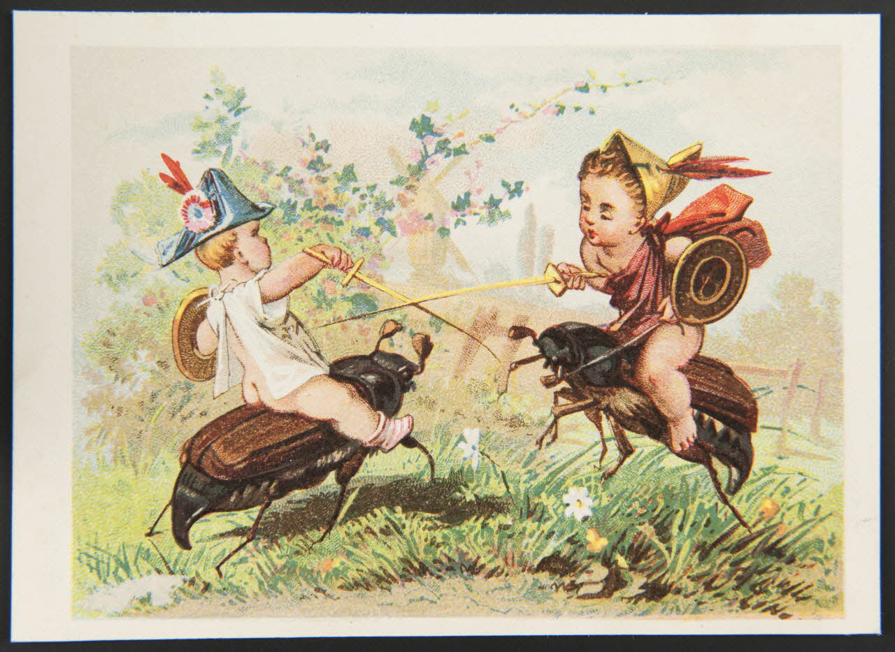 Bouillon-Rivoyre (éditeur), Cochet Aimé carte réclame chromo Paris 1878-1880 1995.1.3069.3 Photo