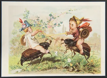 Bouillon-Rivoyre (éditeur), Cochet Aimé carte réclame chromo Paris 1878-1880 1995.1.3069.3  Photo