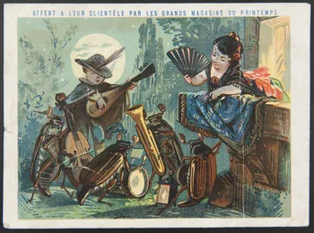 Bouillon-Rivoyre (éditeur), Cochet Aimé carte réclame chromo Paris 1878-1880 1995.1.3069.6  Photo