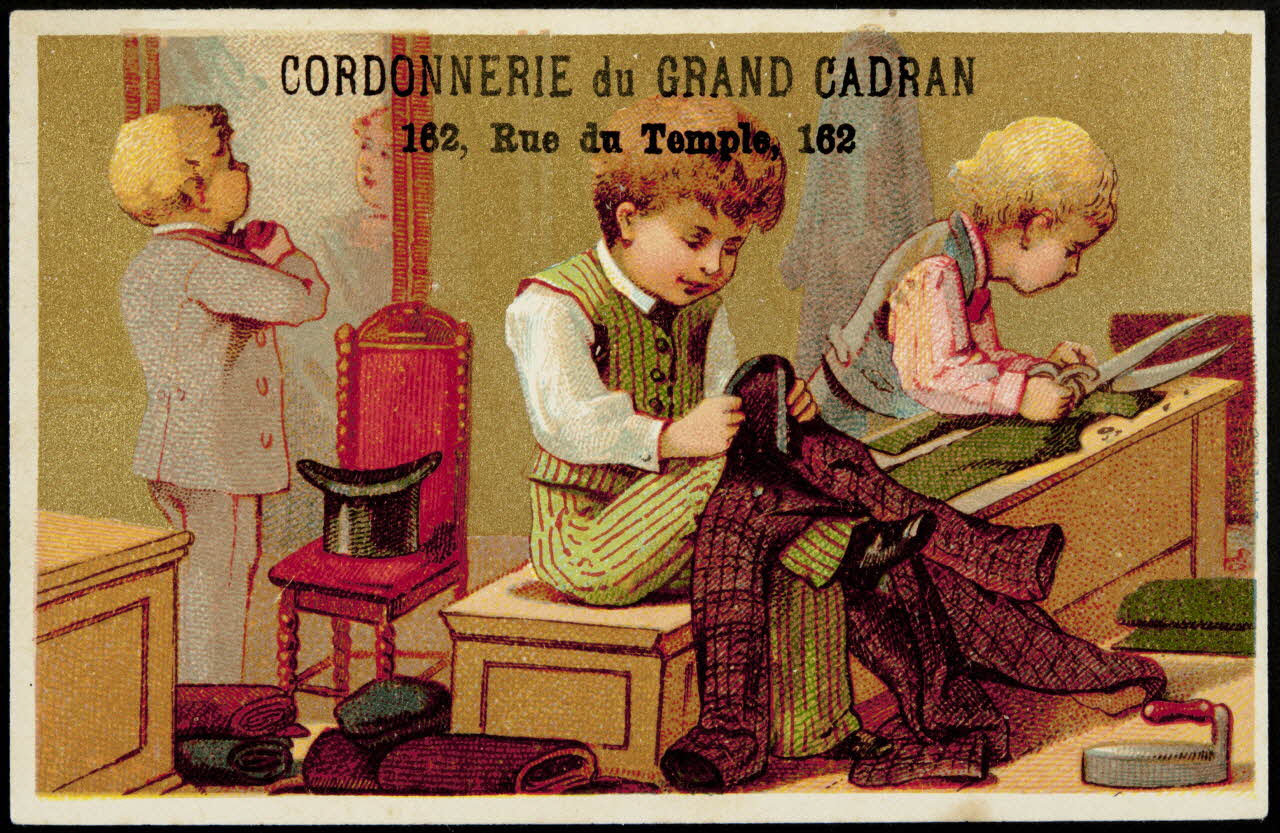 Bouillon-Rivoyre carte réclame chromo Bruxelles 1877-1893 1995.1.3072.3 Photo