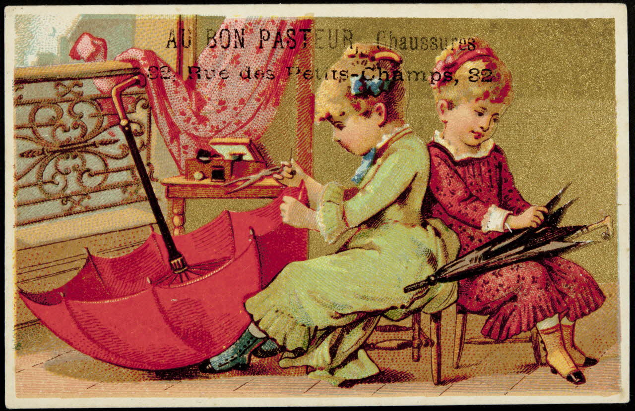 Bouillon-Rivoyre carte réclame chromo Paris 1877-1893 1995.1.3072.5 Photo