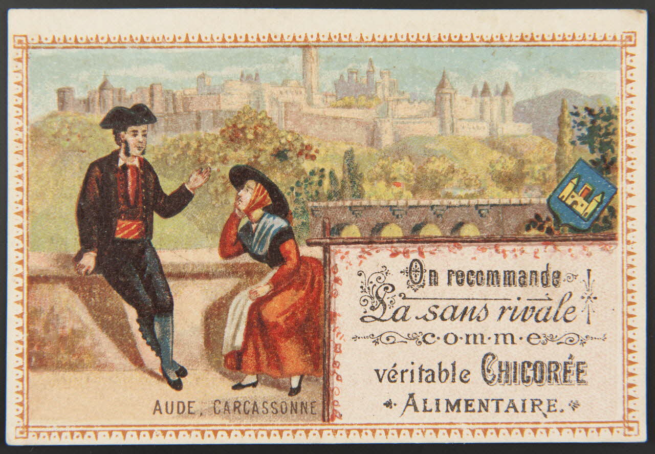 Bouillon-Rivoyre carte réclame chromo Paris 1877-1893 1995.1.3075.1 Photo