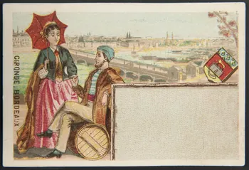 Bouillon-Rivoyre carte réclame chromo Paris 1877-1893 1995.1.3075.3  Photo
