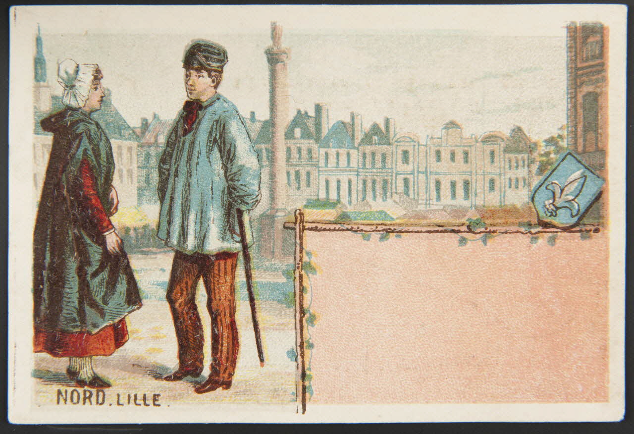 Bouillon-Rivoyre carte réclame chromo Paris 1877-1893 1995.1.3075.4 Photo