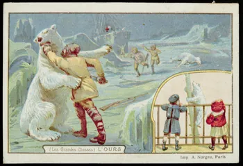 Bouillon-Rivoyre (éditeur), Norgeu A. carte réclame chromo Paris 1877-1893 1995.1.3076.5 Photo