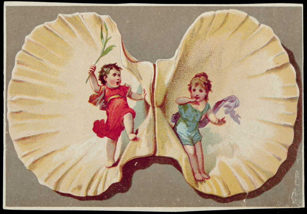 Bouillon-Rivoyre carte réclame chromo Paris 1877-1893 1995.1.3083.1 Photo