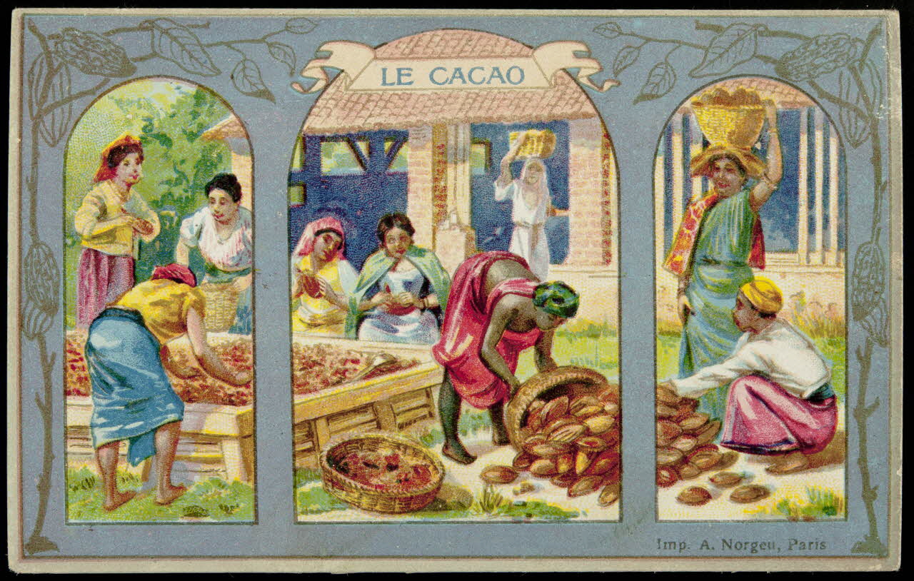 Bouillon-Rivoyre (éditeur), Norgeu A. carte réclame chromo Paris 1877-1893 1995.1.3084.1 Photo