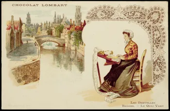Bouillon-Rivoyre (éditeur), Norgeu A. carte réclame chromo Paris 1877-1893 1995.1.3085.1 Photo