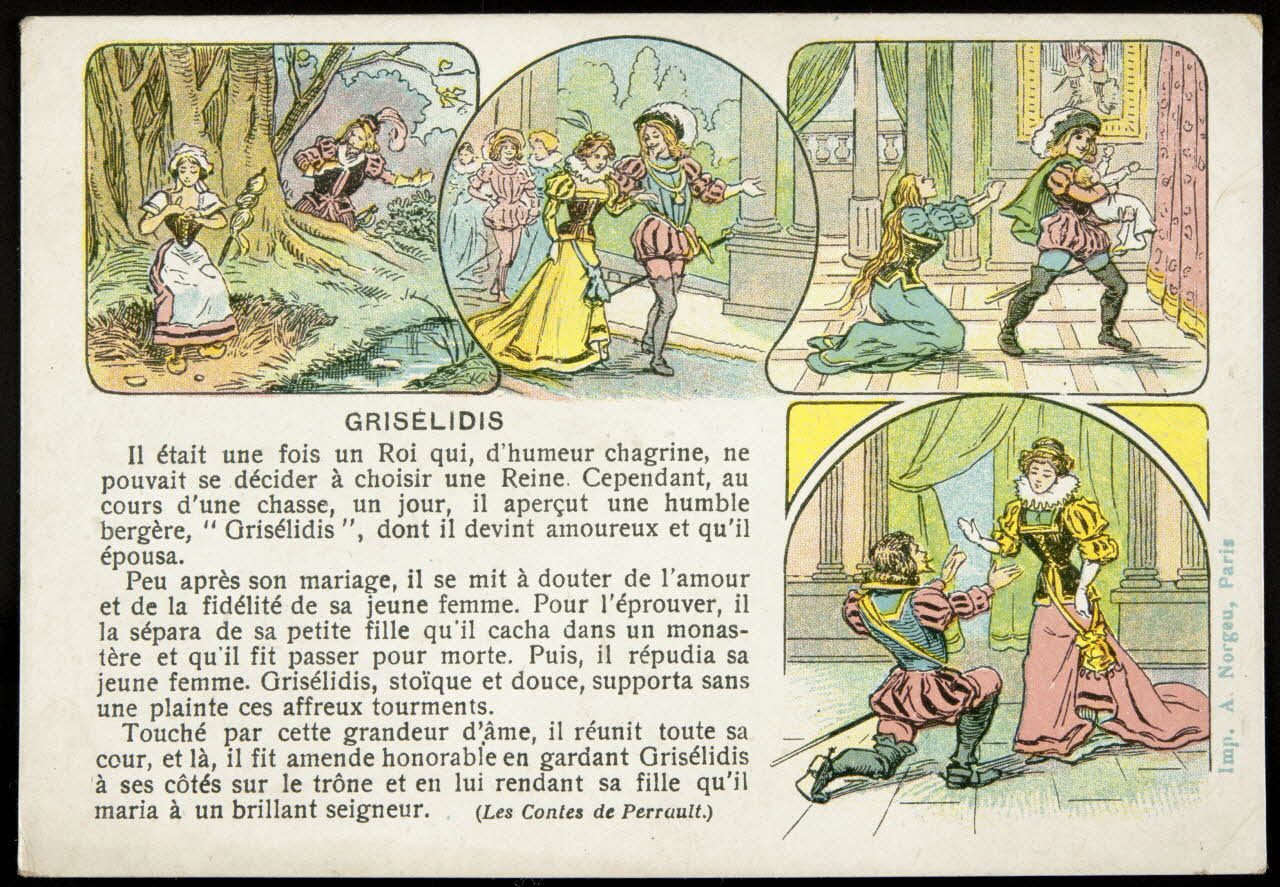 Bouillon-Rivoyre (éditeur), Norgeu A. carte réclame chromo Paris 1877-1893 1995.1.3086.2 Photo