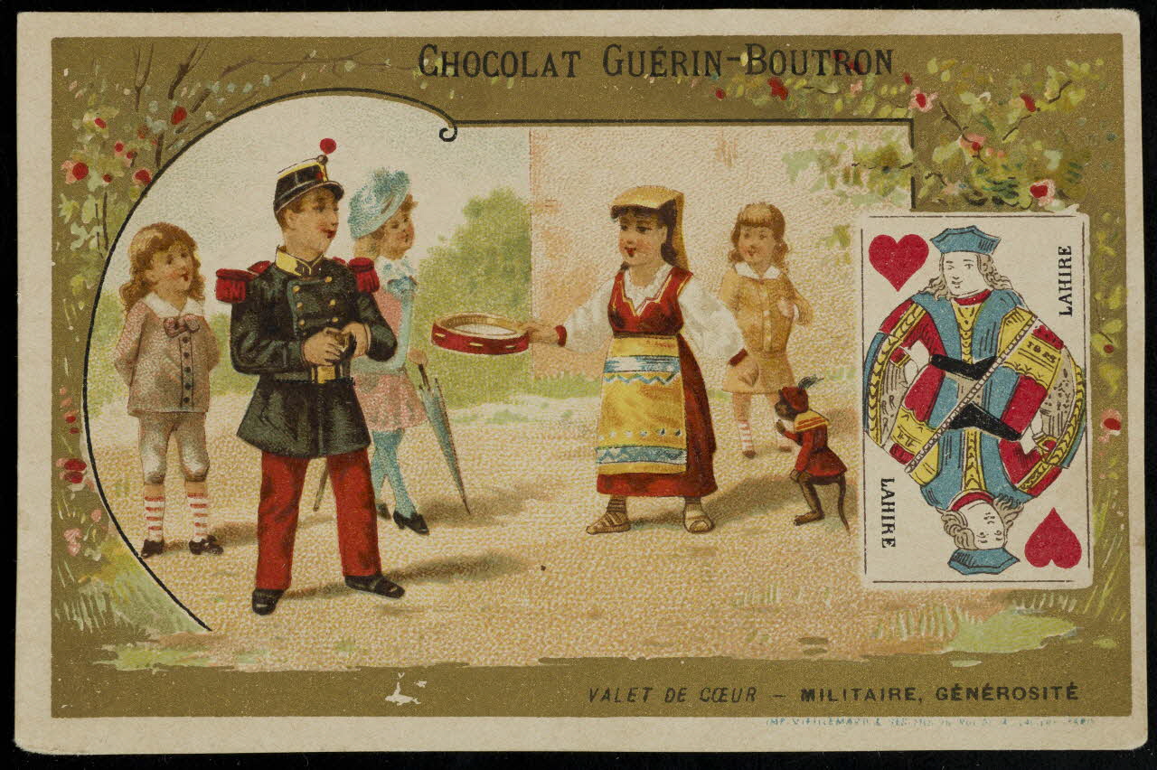 Baster & Vieillemard carte réclame chromo Paris 1889-1895 1995.1.3168.7 Photo