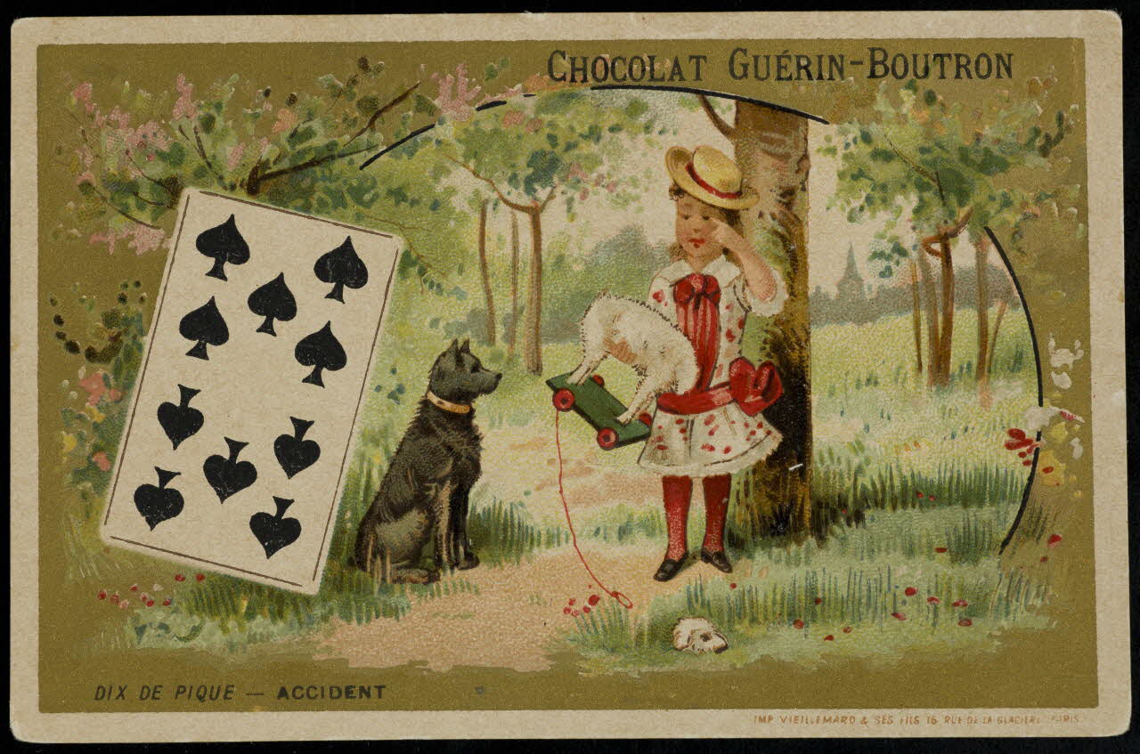 Baster & Vieillemard carte réclame chromo Paris 1889-1895 1995.1.3168.8 Photo