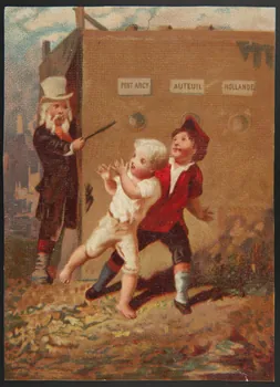 François-Louis Lanfant de Metz ; Bourgerie carte réclame chromo Paris 1860-1900 1995.1.3183.1 Photo