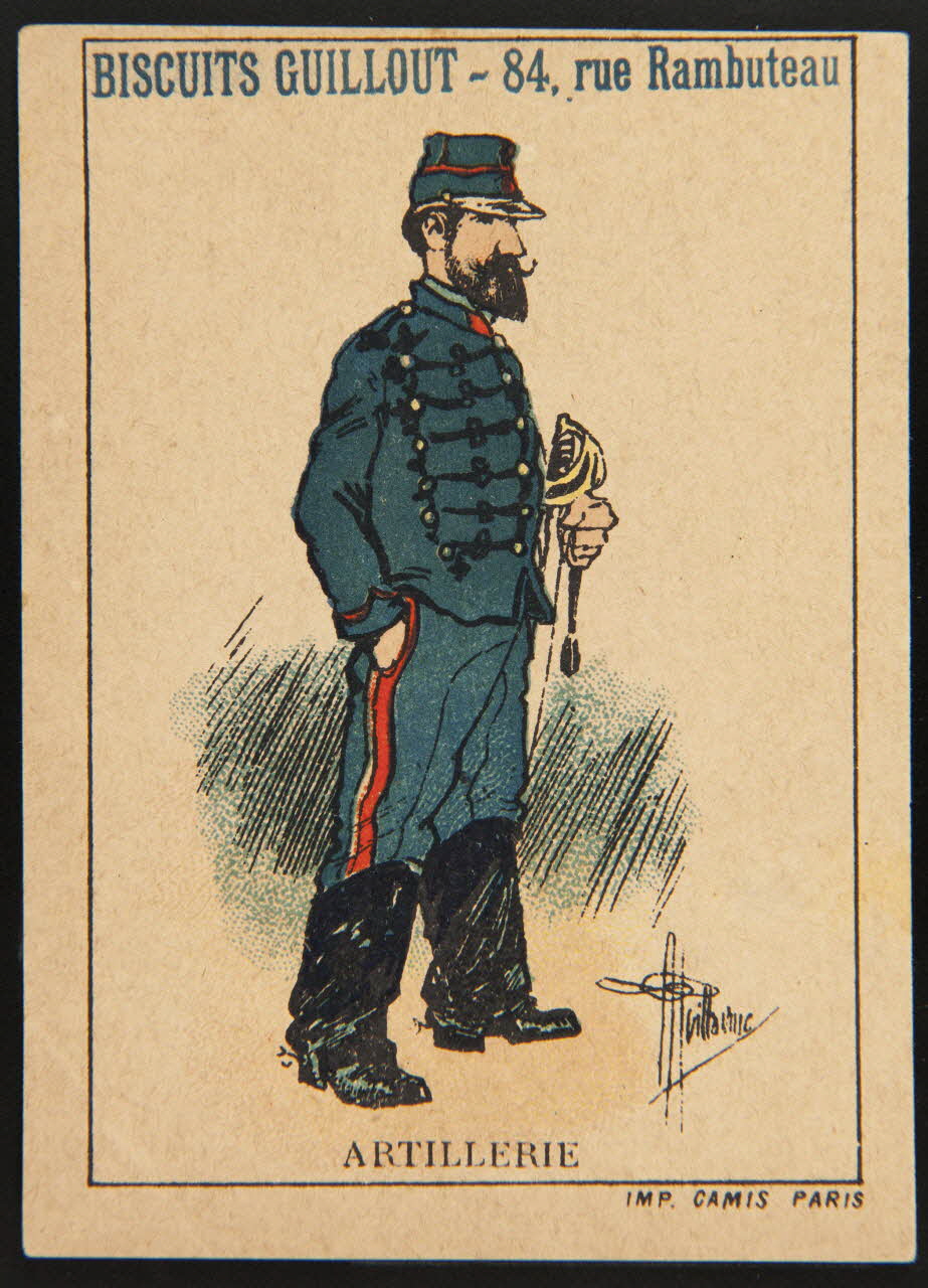 Guillaume Albert carte réclame chromo Paris 1882-1896 1995.1.3185.1 Photo