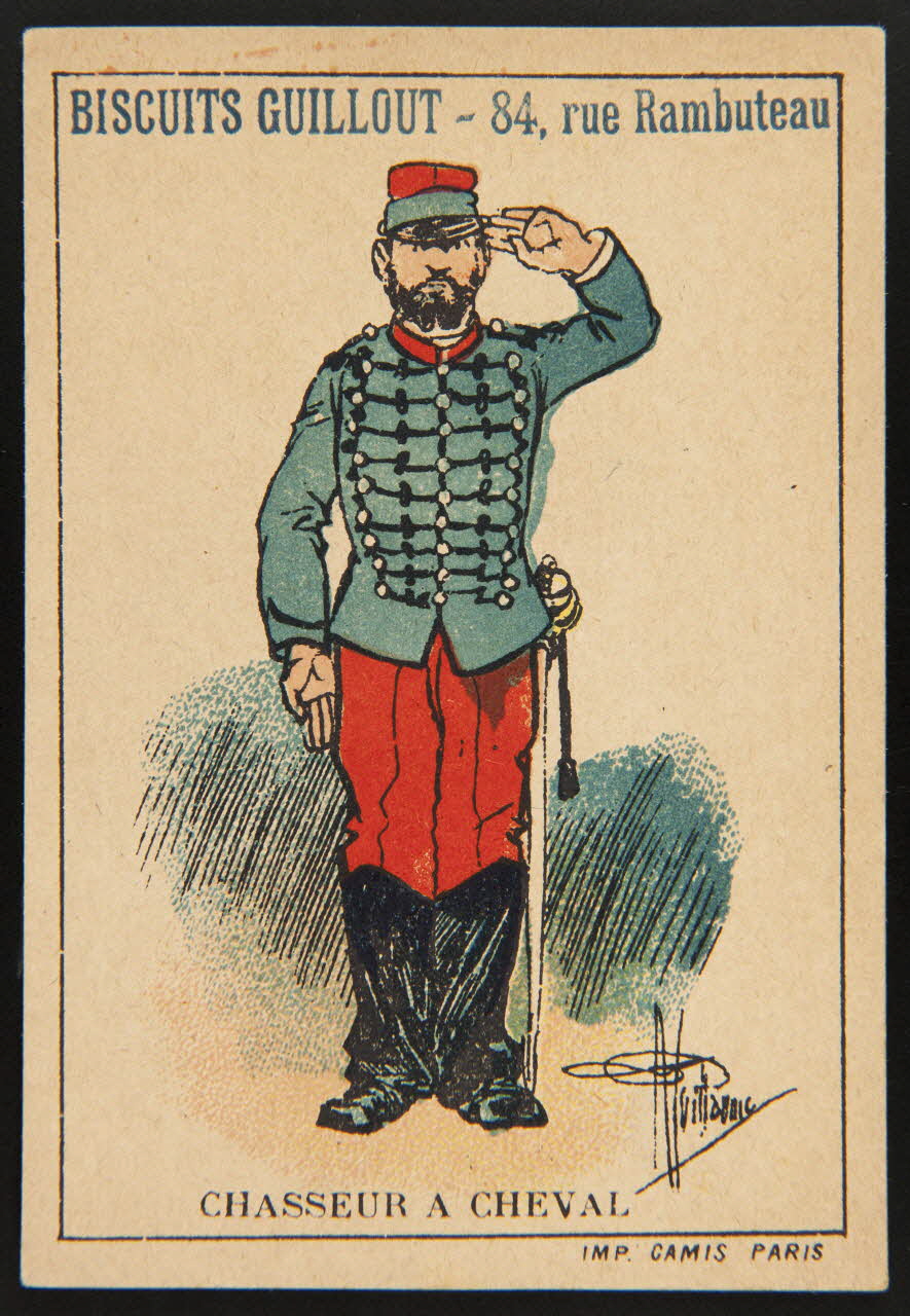 Guillaume Albert carte réclame chromo Paris 1882-1896 1995.1.3185.2 Photo