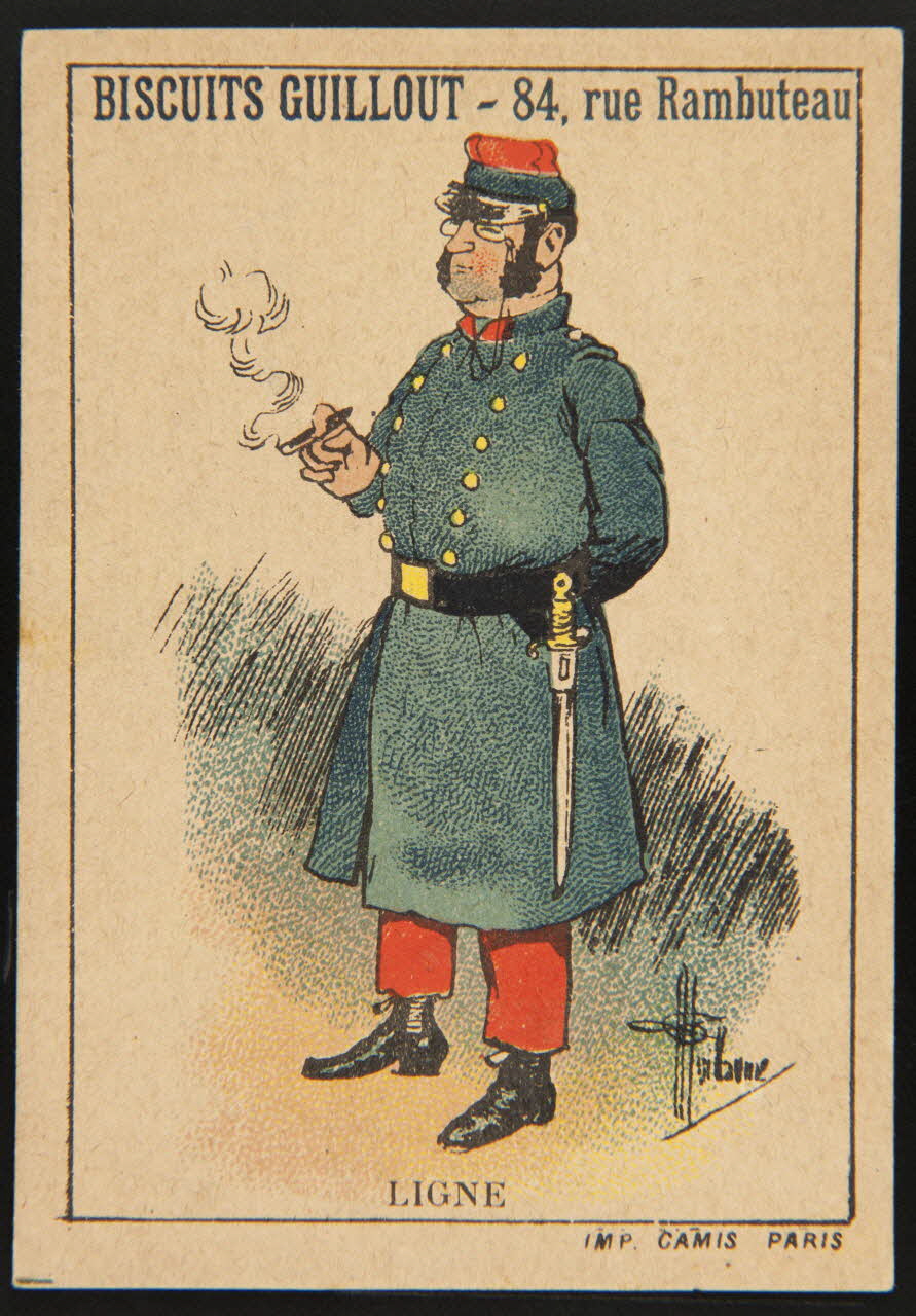Guillaume Albert carte réclame chromo Paris 1882-1896 1995.1.3185.4 Photo