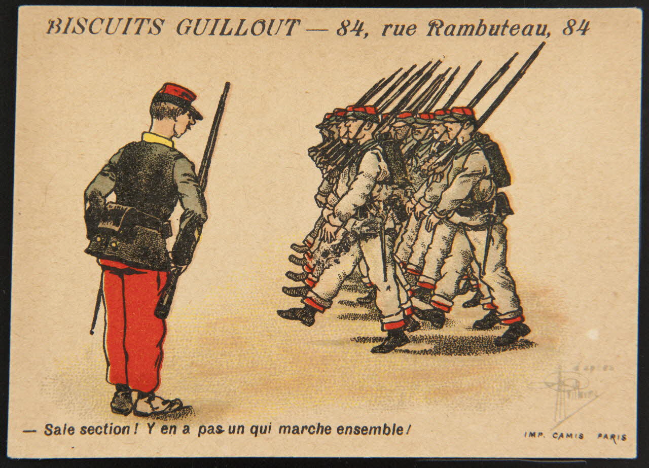 Guillaume Albert carte réclame chromo Paris 1882-1896 1995.1.3188.5 Photo