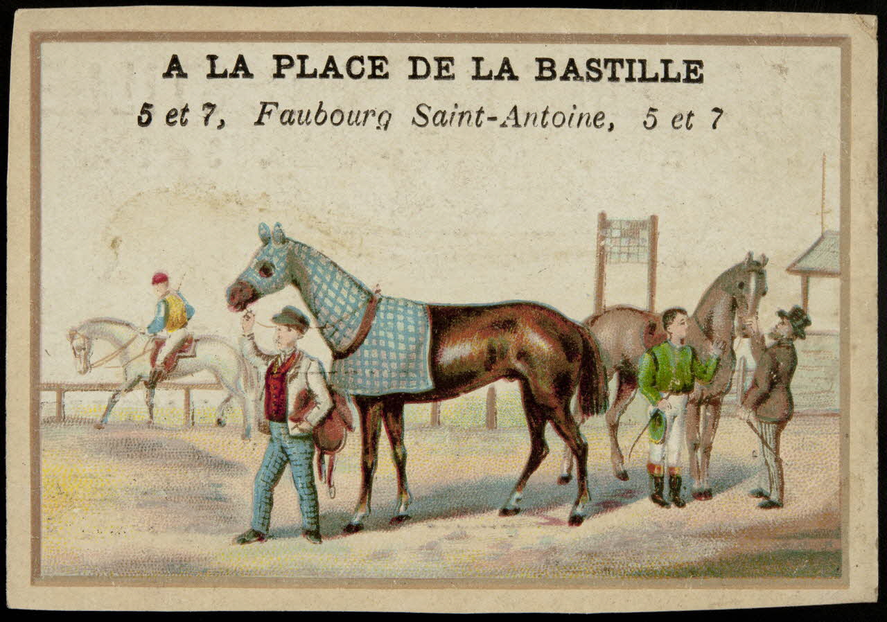 Caspari E. carte réclame chromo Paris 1880-1907 1995.1.3191.2 Photo