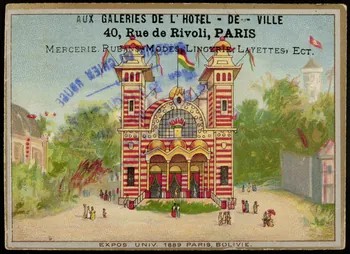Caspari E. carte réclame chromo Paris 1880-1907 1995.1.3192.3 Photo