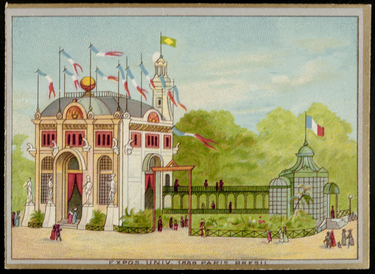 Caspari E. (éditeur), Colombel J. carte réclame chromo Paris 1880-1907 1995.1.3192.4 Photo