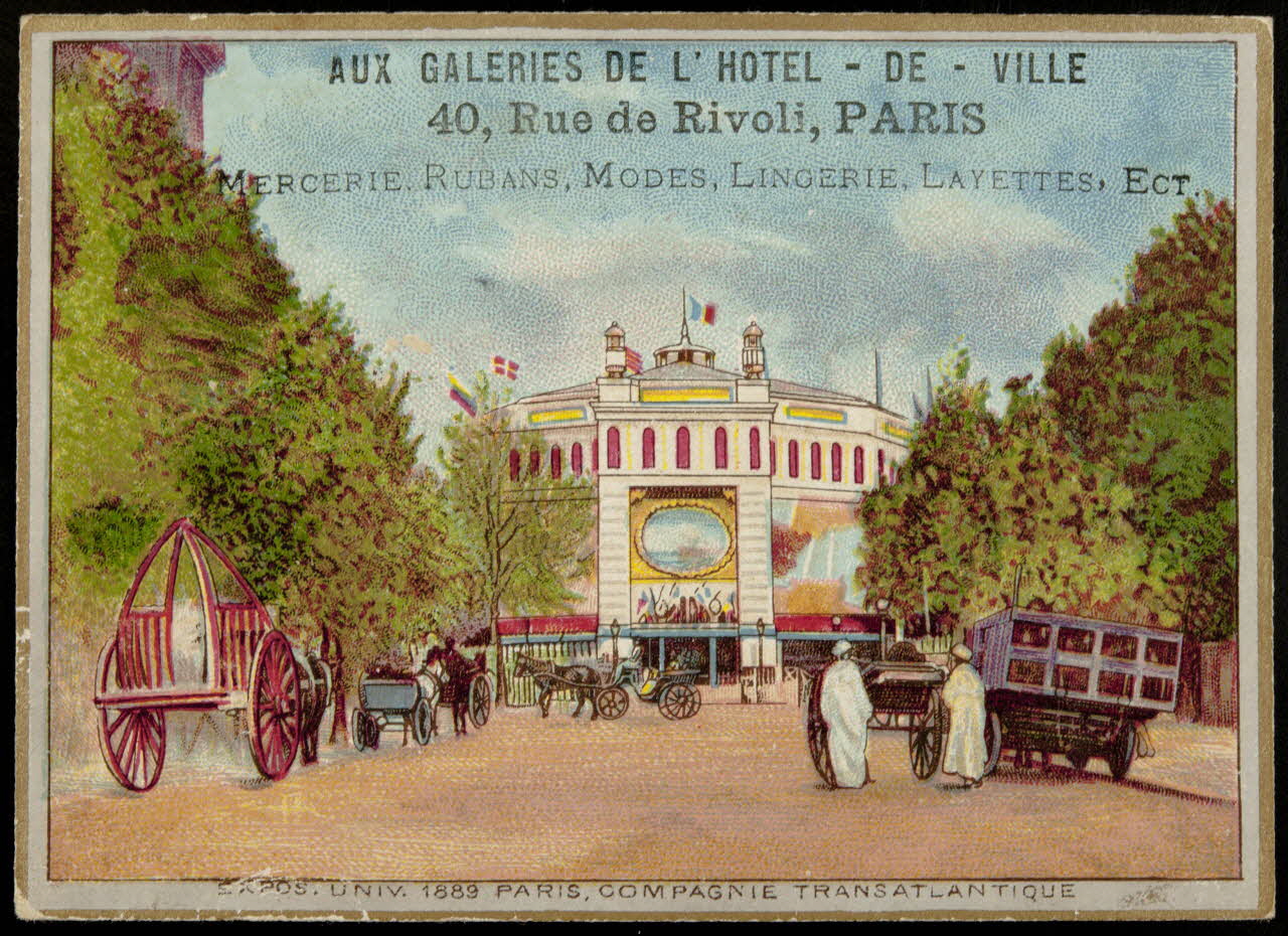 Caspari E. carte réclame chromo Paris 1880-1907 1995.1.3192.5 Photo