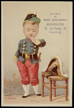 Chéret carte réclame chromo Paris 1881-1890 1995.1.3196.1 Photo