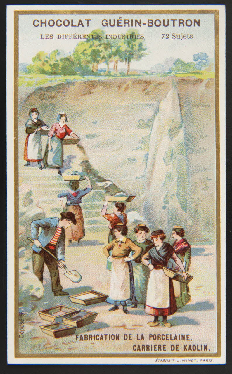 Vallet-Minot et Cie carte réclame chromo Paris 1889-1914 1995.1.320.10 Photo