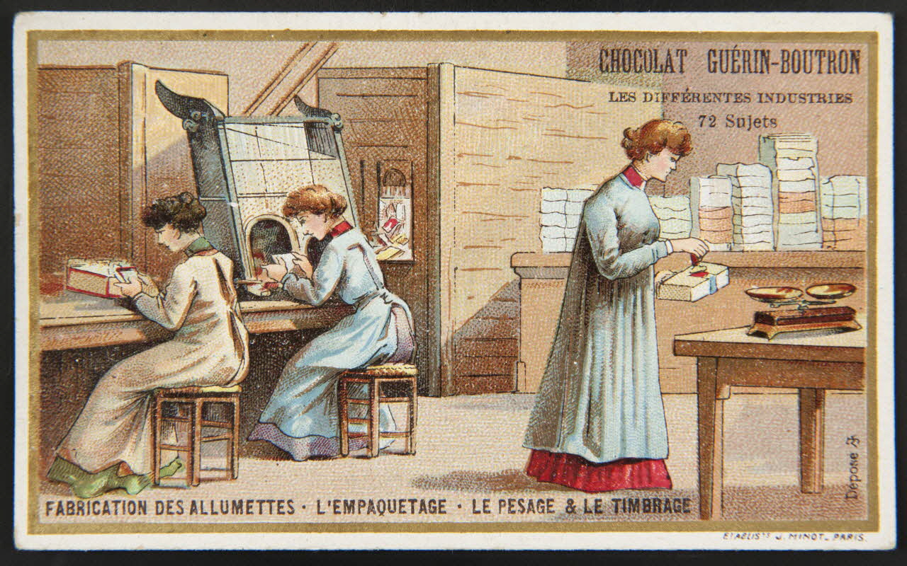 Vallet-Minot et Cie carte réclame chromo Paris 1889-1914 1995.1.320.15 Photo