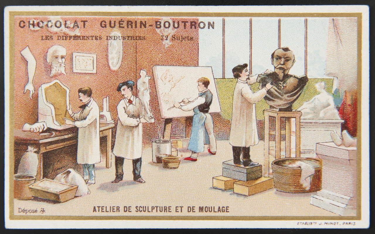 Vallet-Minot et Cie carte réclame chromo Paris 1889-1914 1995.1.320.2 Photo