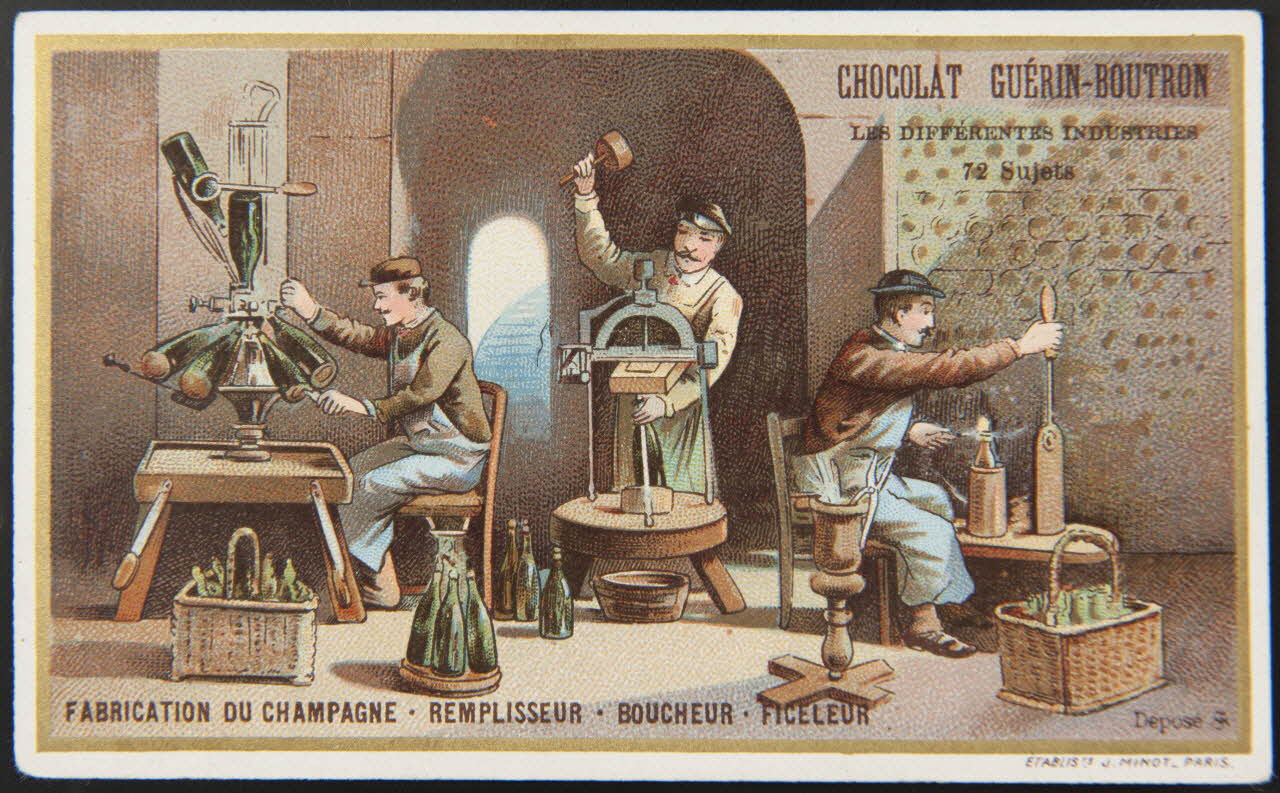 Vallet-Minot et Cie carte réclame chromo Paris 1889-1914 1995.1.320.22 Photo