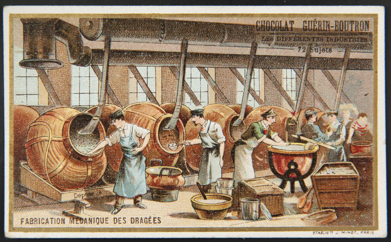 Vallet-Minot et Cie carte réclame chromo Paris 1889-1914 1995.1.320.42 Photo