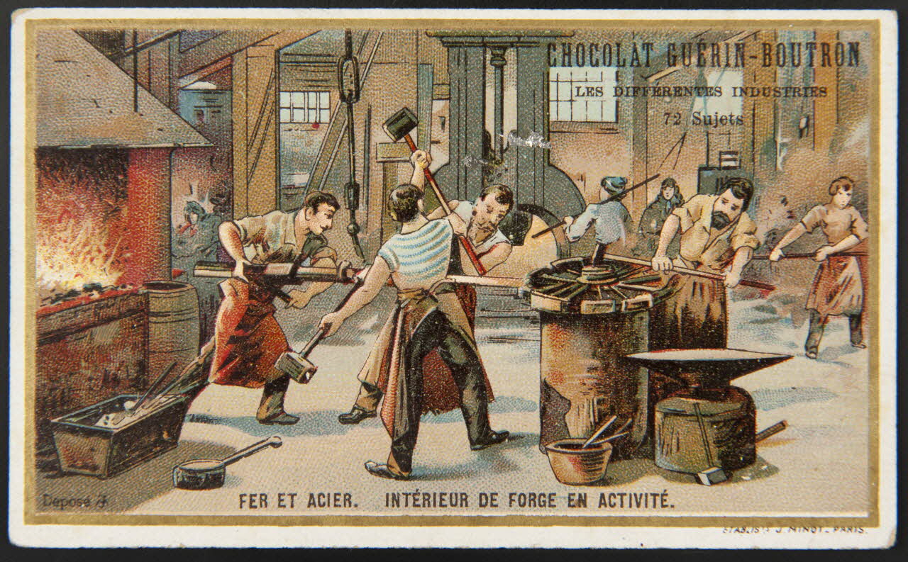 Vallet-Minot et Cie carte réclame chromo Paris 1889-1914 1995.1.320.43 Photo