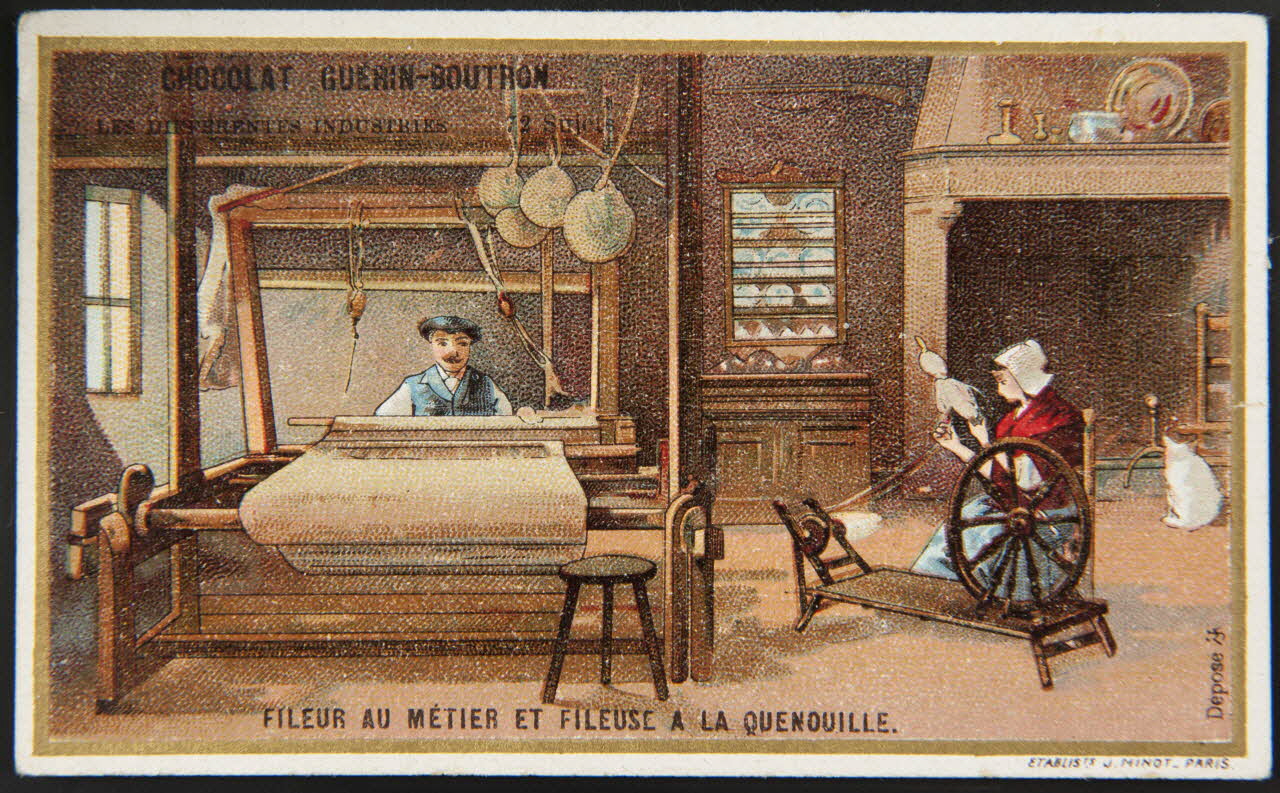 Vallet-Minot et Cie carte réclame chromo Paris 1889-1914 1995.1.320.45 Photo