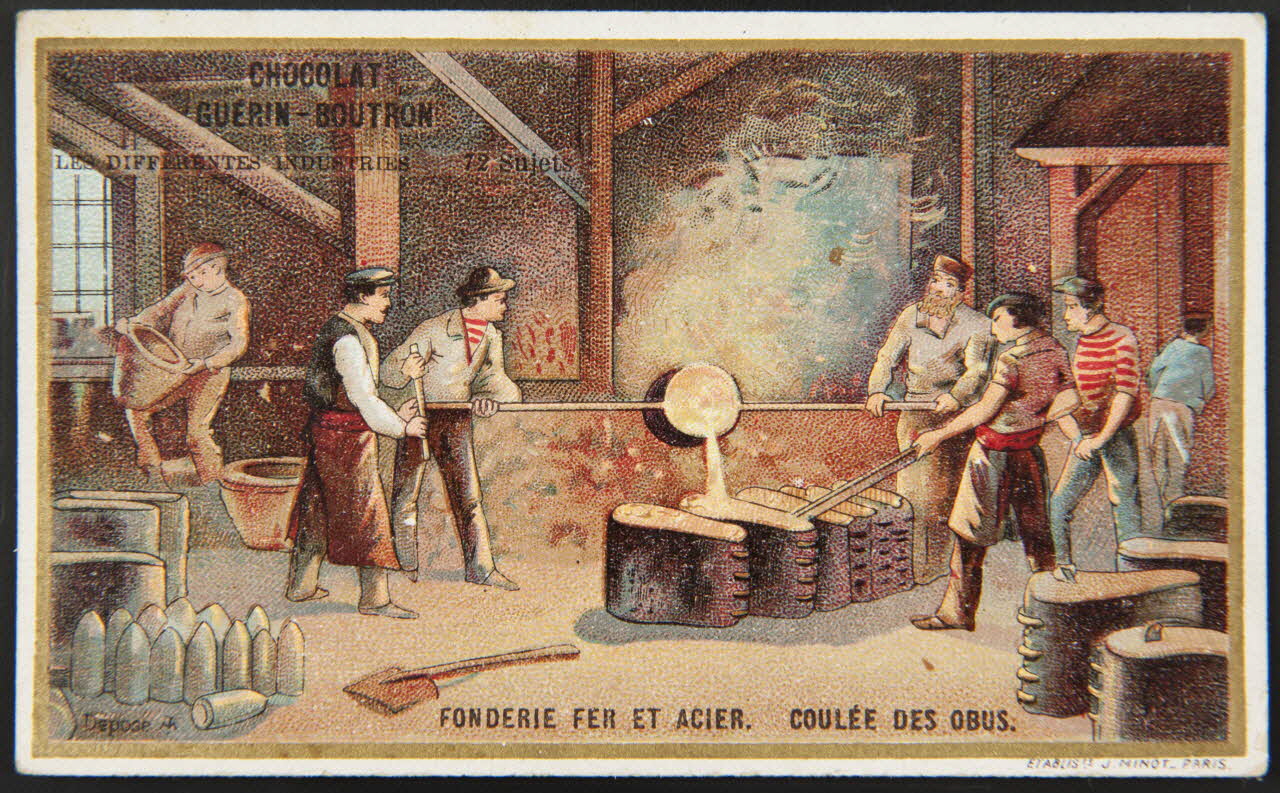 Vallet-Minot et Cie carte réclame chromo Paris 1889-1914 1995.1.320.46 Photo