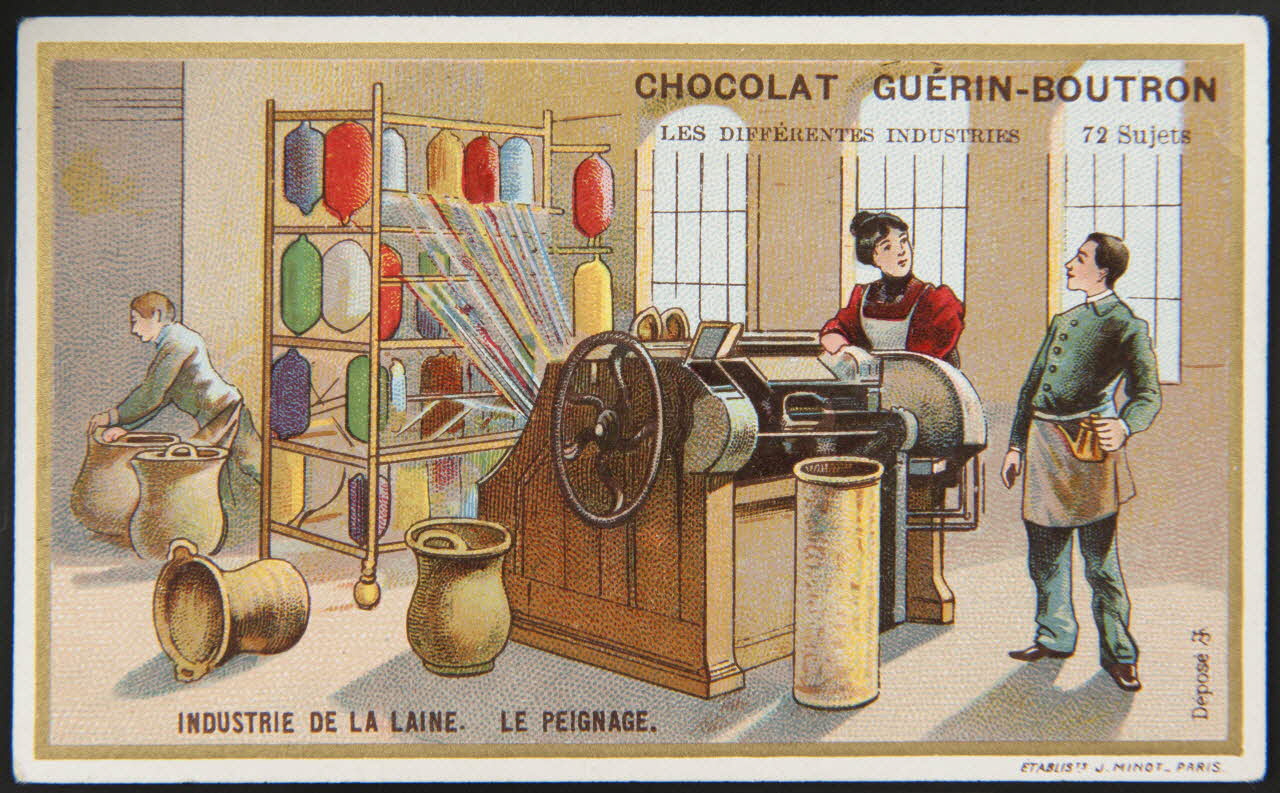 Vallet-Minot et Cie carte réclame chromo Paris 1889-1914 1995.1.320.49 Photo