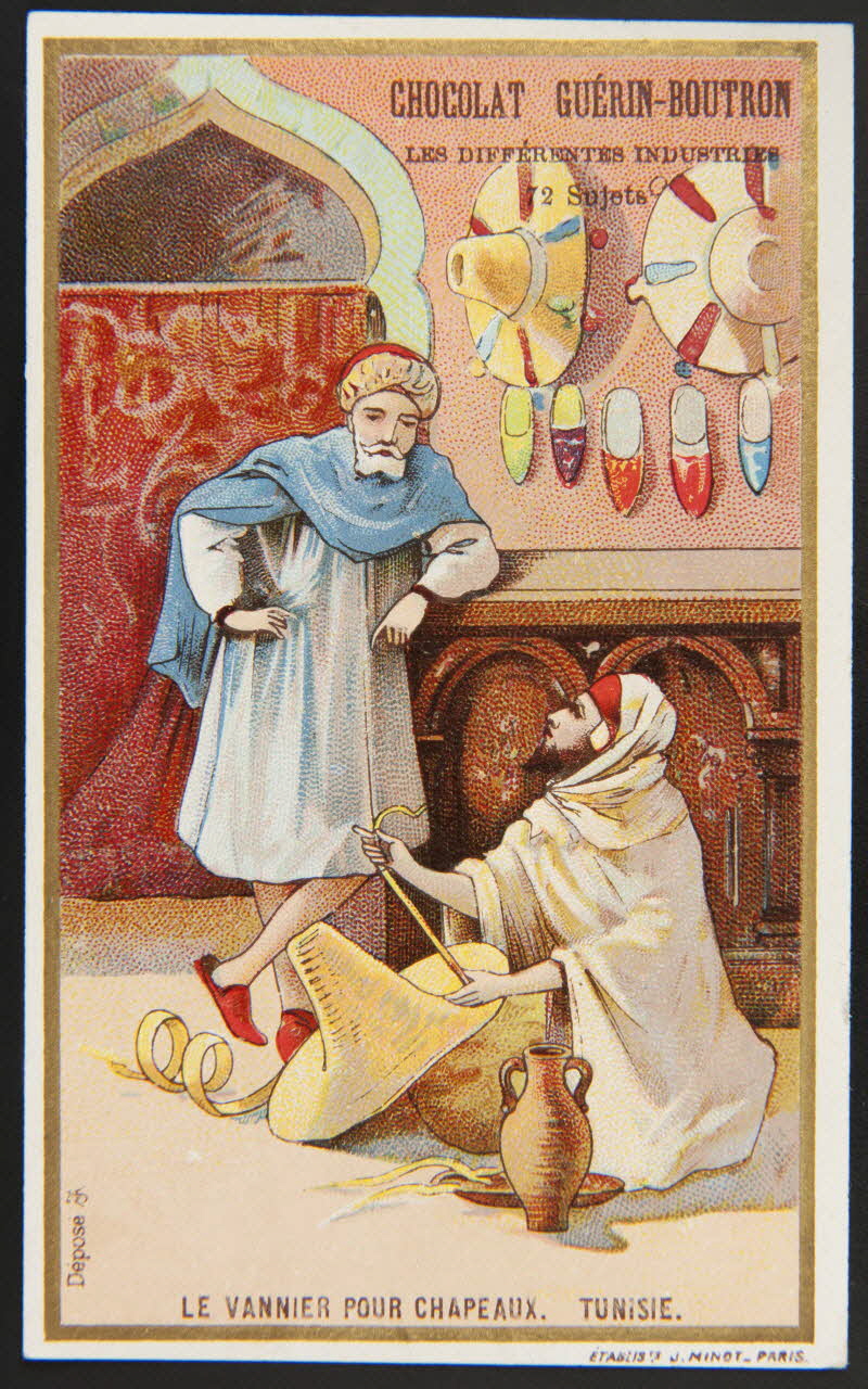 Vallet-Minot et Cie carte réclame chromo Paris 1889-1914 1995.1.320.62 Photo