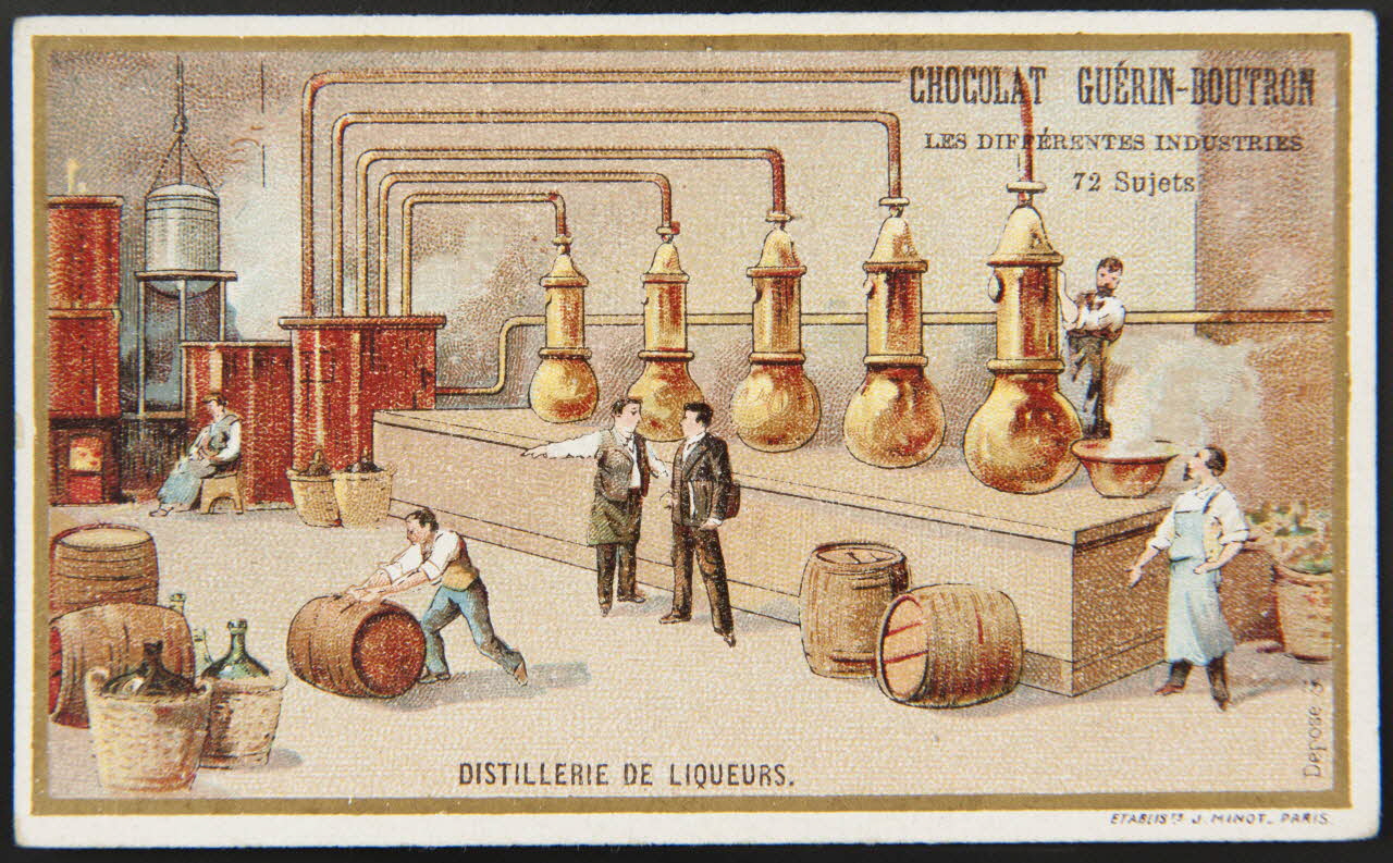 Vallet-Minot et Cie carte réclame chromo Paris 1889-1914 1995.1.320.9 Photo