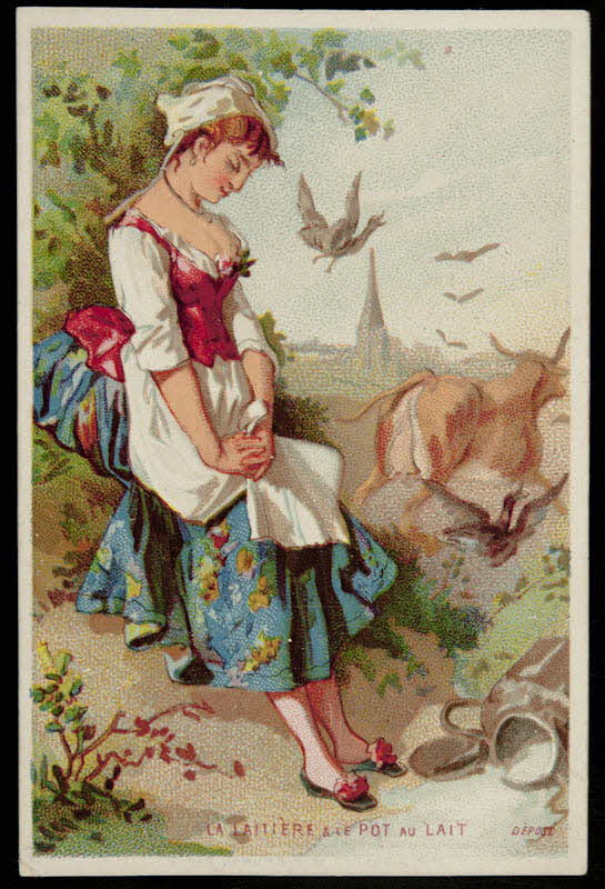 Chéret carte réclame chromo Paris 1881 1995.1.3200.2 Photo