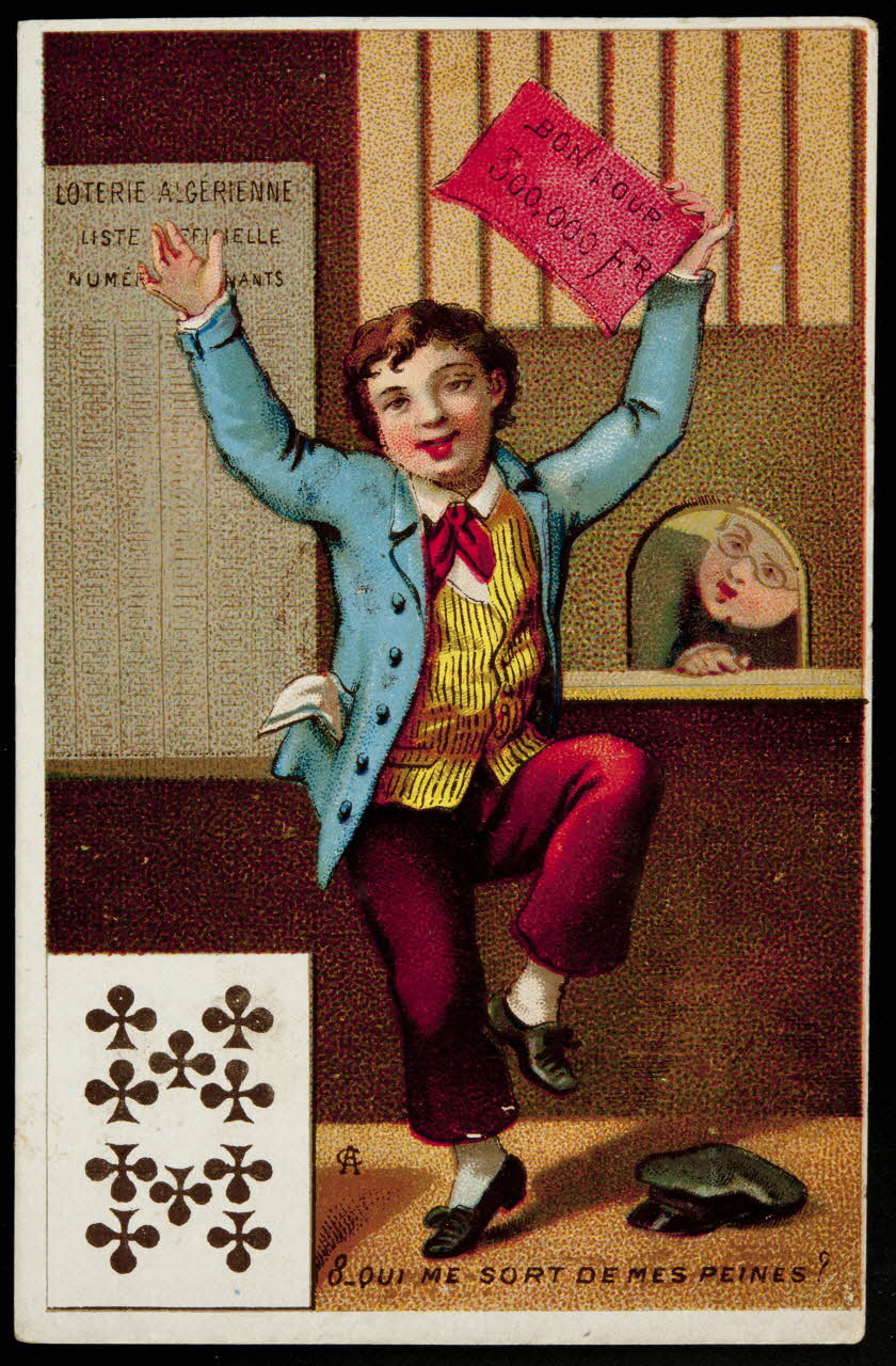 Clarey A. (éditeur), Dubourg carte réclame chromo Paris 1878-1893 1995.1.3205.10 Photo