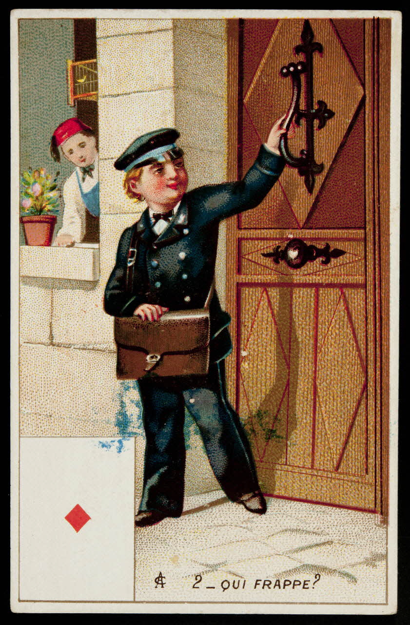 Clarey A. (éditeur), Dubourg carte réclame chromo Paris 1878-1893 1995.1.3205.2 Photo