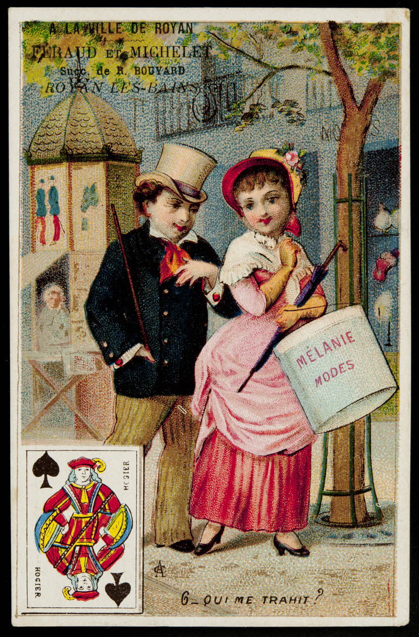 carte réclame chromo Asnières 1878-1889 1995.1.3205.8 Photo
