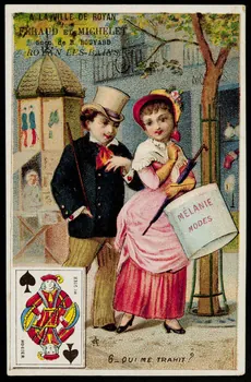 carte réclame chromo Asnières 1878-1889 1995.1.3205.8 Photo