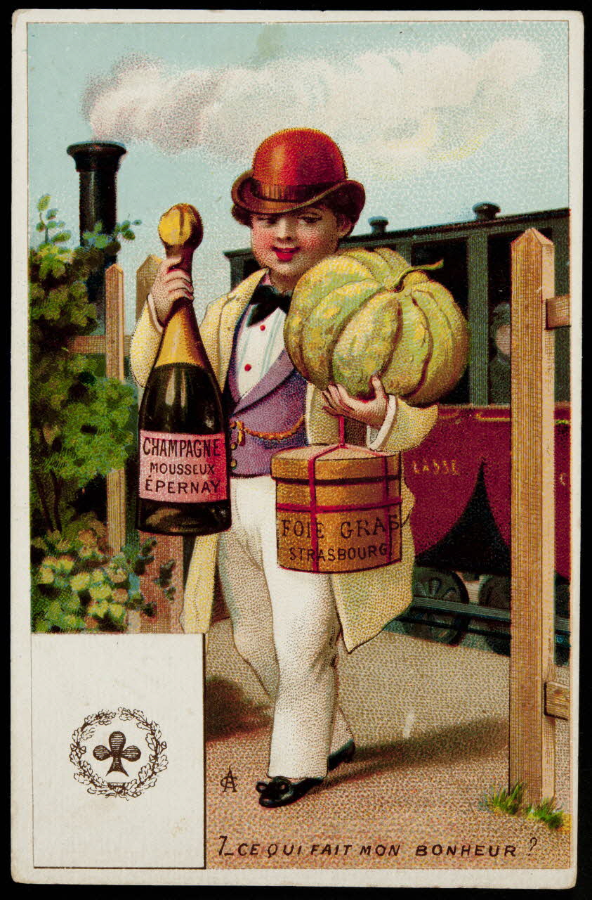 Clarey A. (éditeur), Dubourg carte réclame chromo Paris 1878-1893 1995.1.3205.9 Photo